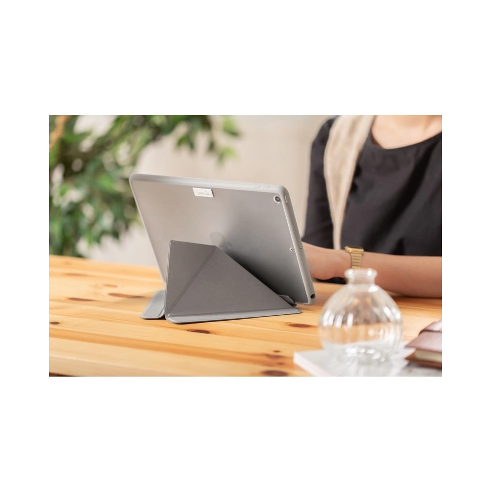Wholesale Moshi VersaCover - Origami Folding Case & Stand for iPad 10.2 (Stone Gray) - MOSH061GRY - {ean13} - Hurt