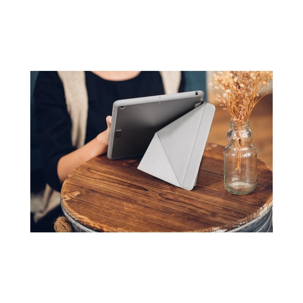 Wholesale Moshi VersaCover - Origami Folding Case & Stand for iPad 10.2 (Stone Gray) - MOSH061GRY - {ean13} - Hurt