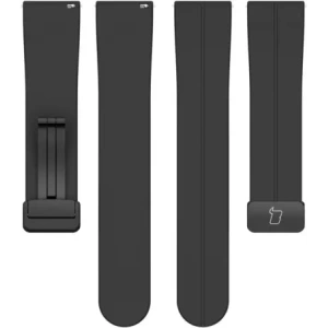 Silikonowy pasek Bizon Strap Watch Silicone L do Quick Release 18mm czarny