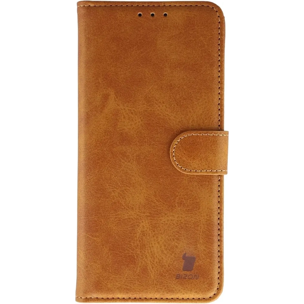 Etui z klapką Bizon Case Pocket do Xiaomi 15T Pro brązowe Etui z klapką Bizon Case Pocket do Xiaomi 15T Pro brązowe