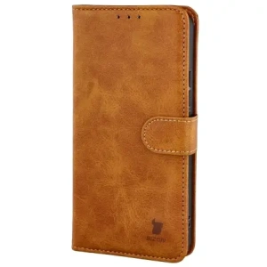 Etui z klapką Bizon Case Pocket do Xiaomi 15T Pro brązowe Etui z klapką Bizon Case Pocket do Xiaomi 15T Pro brązowe