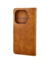 Etui z klapką Bizon Case Pocket do Xiaomi 15T Pro brązowe Etui z klapką Bizon Case Pocket do Xiaomi 15T Pro brązowe