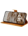 Etui z klapką Bizon Case Pocket do Xiaomi 15T Pro brązowe Etui z klapką Bizon Case Pocket do Xiaomi 15T Pro brązowe