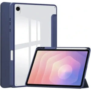 Etui z klapką Bizon Case Tab Clear Matt do Samsung Galaxy Tab S11 granatowe