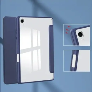 Etui z klapką Bizon Case Tab Clear Matt do Samsung Galaxy Tab S11 granatowe