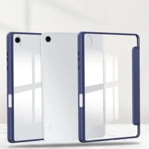 Etui z klapką Bizon Case Tab Clear Matt do Samsung Galaxy Tab S11 granatowe