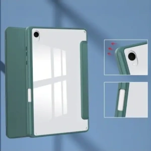 Etui z klapką Bizon Case Tab Clear Matt do Samsung Galaxy Tab S11 ciemnozielone