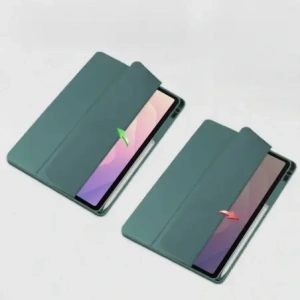 Etui z klapką Bizon Case Tab Clear Matt do Samsung Galaxy Tab S11 ciemnozielone