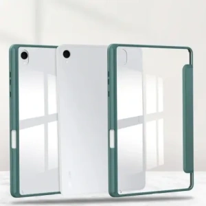 Etui z klapką Bizon Case Tab Clear Matt do Samsung Galaxy Tab S11 ciemnozielone