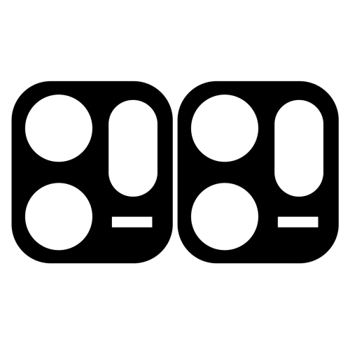 Szkło na aparat Bizon Glass Lens do Oppo Reno 14 F / FS [2 PACK]