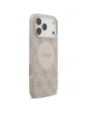 Etui Guess 4G Circle Classic Logo MagSafe do Apple iPhone 17 Pro Max różowy