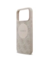 Etui Guess 4G Circle Classic Logo MagSafe do Apple iPhone 17 Pro Max różowy