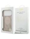 Etui Guess 4G Circle Classic Logo MagSafe do Apple iPhone 17 Pro Max różowy