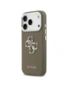Etui Guess Grained Big 4G Classic Logo do Apple iPhone 17 Pro brązowy