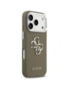 Etui Guess Grained Big 4G Classic Logo do Apple iPhone 17 Pro brązowy