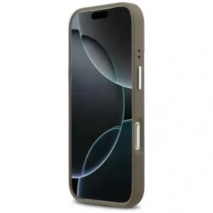 Etui Guess Grained Big 4G Classic Logo do Apple iPhone 17 Pro brązowy