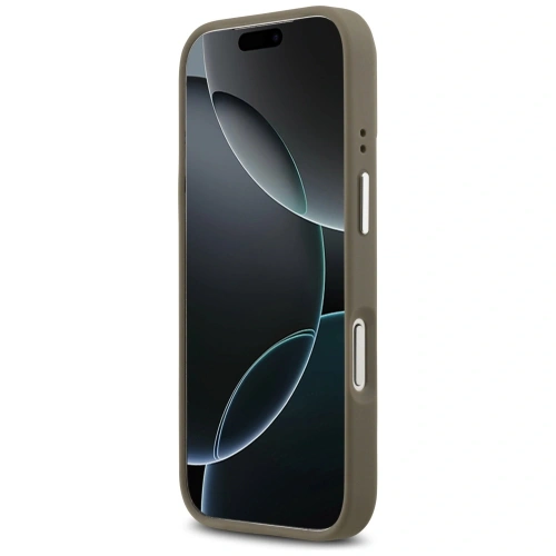 Etui Guess Grained Big 4G Classic Logo do Apple iPhone 17 Pro brązowy