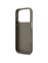 Etui Guess Grained Big 4G Classic Logo do Apple iPhone 17 Pro brązowy