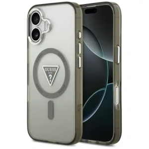 Etui Guess IML Gradient Triangle Logo MagSafe do Apple iPhone 17 khaki