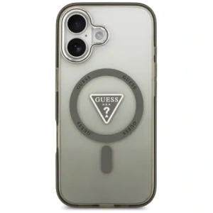 Etui Guess IML Gradient Triangle Logo MagSafe do Apple iPhone 17 khaki