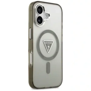 Etui Guess IML Gradient Triangle Logo MagSafe do Apple iPhone 17 khaki