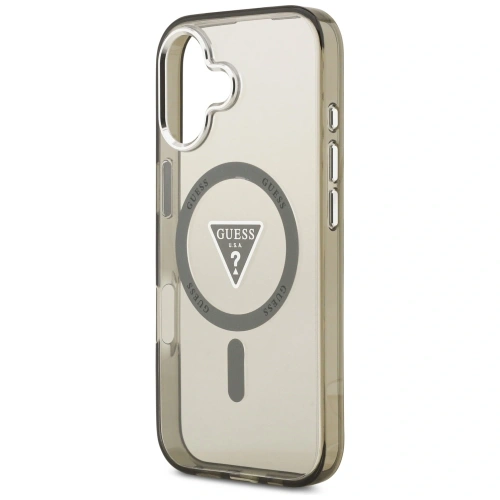 Etui Guess IML Gradient Triangle Logo MagSafe do Apple iPhone 17 khaki