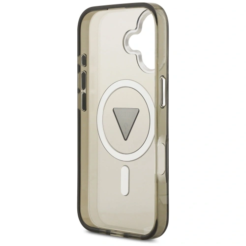 Etui Guess IML Gradient Triangle Logo MagSafe do Apple iPhone 17 khaki