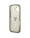 Etui Guess IML Gradient Triangle Logo MagSafe do Apple iPhone 17 khaki