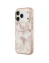Etui Guess Jungle Tonal Triangle MagSafe do Apple iPhone 17 Pro różowy