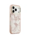 Etui Guess Jungle Tonal Triangle MagSafe do Apple iPhone 17 Pro różowy