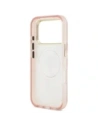 Etui Guess Jungle Tonal Triangle MagSafe do Apple iPhone 17 Pro różowy