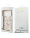 Etui Guess Jungle Tonal Triangle MagSafe do Apple iPhone 17 Pro różowy