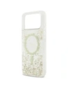 Etui Guess Resin Bottom Glitter MagSafe do Apple iPhone 17 Pro Max złoty
