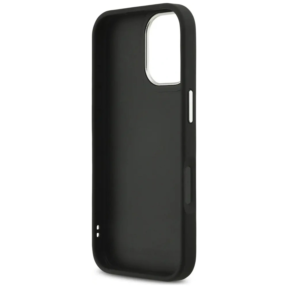 Etui Karl Lagerfeld FW Grained Karl & Choupette Heads Pins & Logo do Apple iPhone 17 czarny