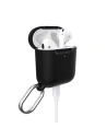 Etui Speck Presidio Pro Apple AirPods s karabinkem a antibakteriální ochranou černé barvy