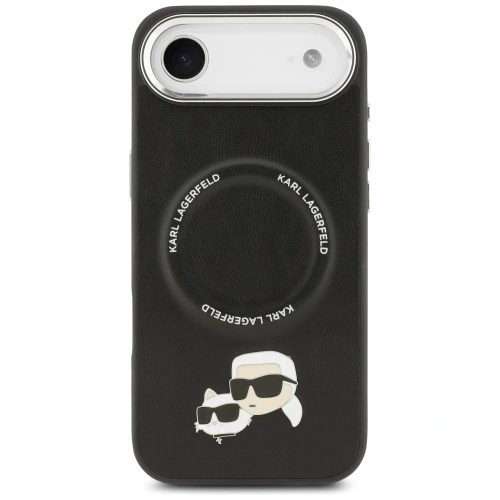 Etui Karl Lagerfeld Karl & Choupette Pins MagSafe do Apple iPhone Air czarny