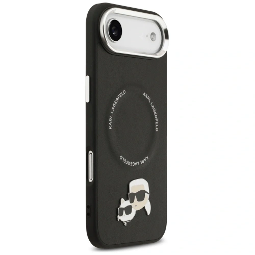 Etui Karl Lagerfeld Karl & Choupette Pins MagSafe do Apple iPhone Air czarny