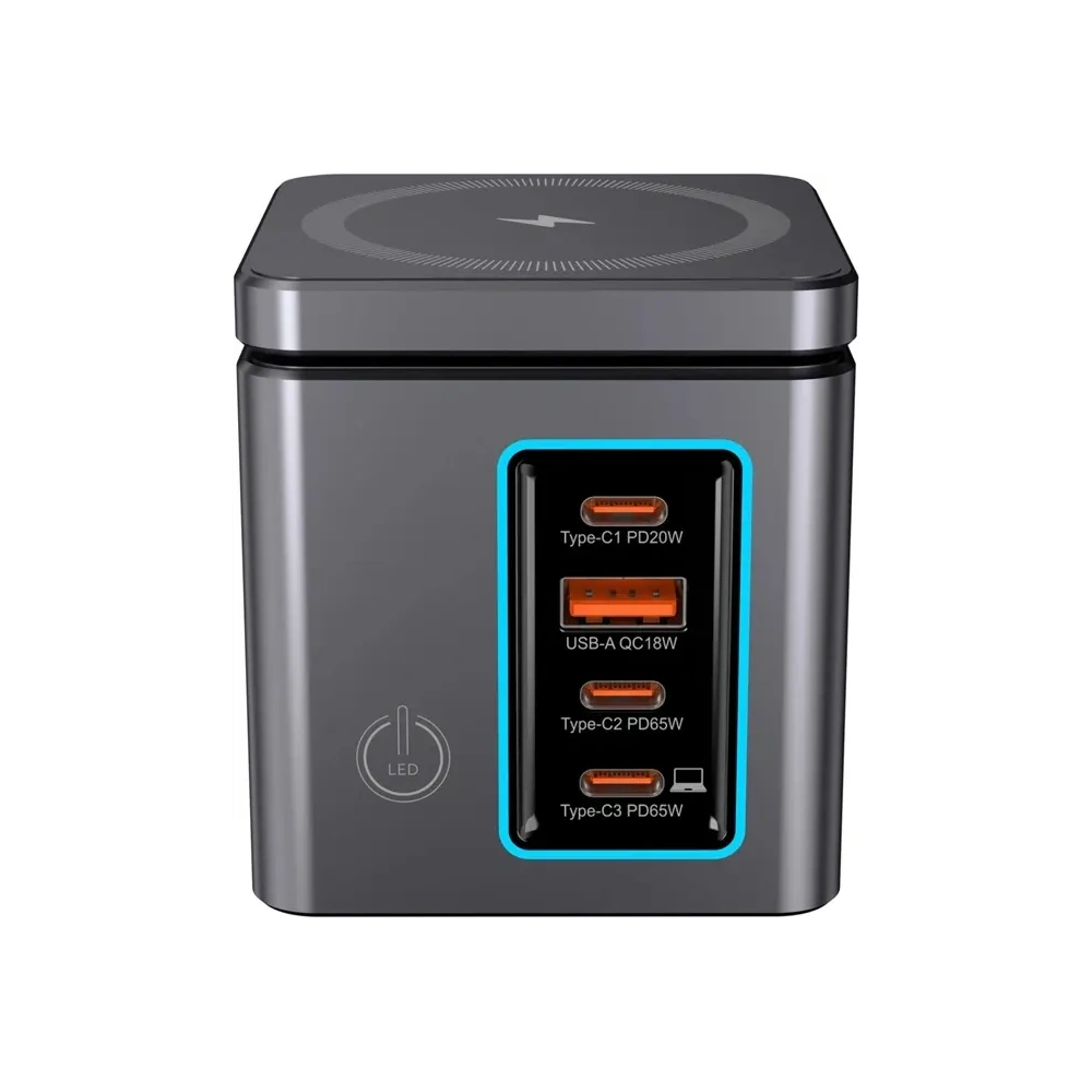 Ładowarka sieciowa Blitzwolf BW-i113 GaN USB-A, 3xUSB-C 105W