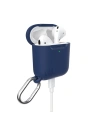 Etui Speck Presidio Pro Apple AirPods z karabińczykiem i ochroną antybakteryjną Coastal Blue