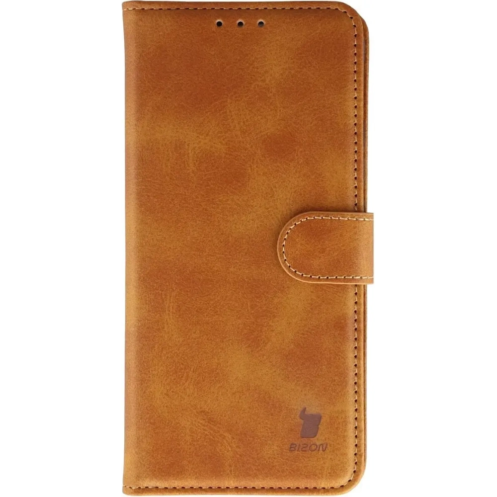 Etui z klapką Bizon Case Pocket do Xiaomi 15T brązowe Etui z klapką Bizon Case Pocket do Xiaomi 15T brązowe