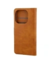 Etui z klapką Bizon Case Pocket do Xiaomi 15T brązowe Etui z klapką Bizon Case Pocket do Xiaomi 15T brązowe