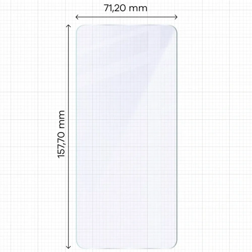 Elastyczne szkło hybrydowe Bizon Glass Mule do Vivo V60 Lite 5G