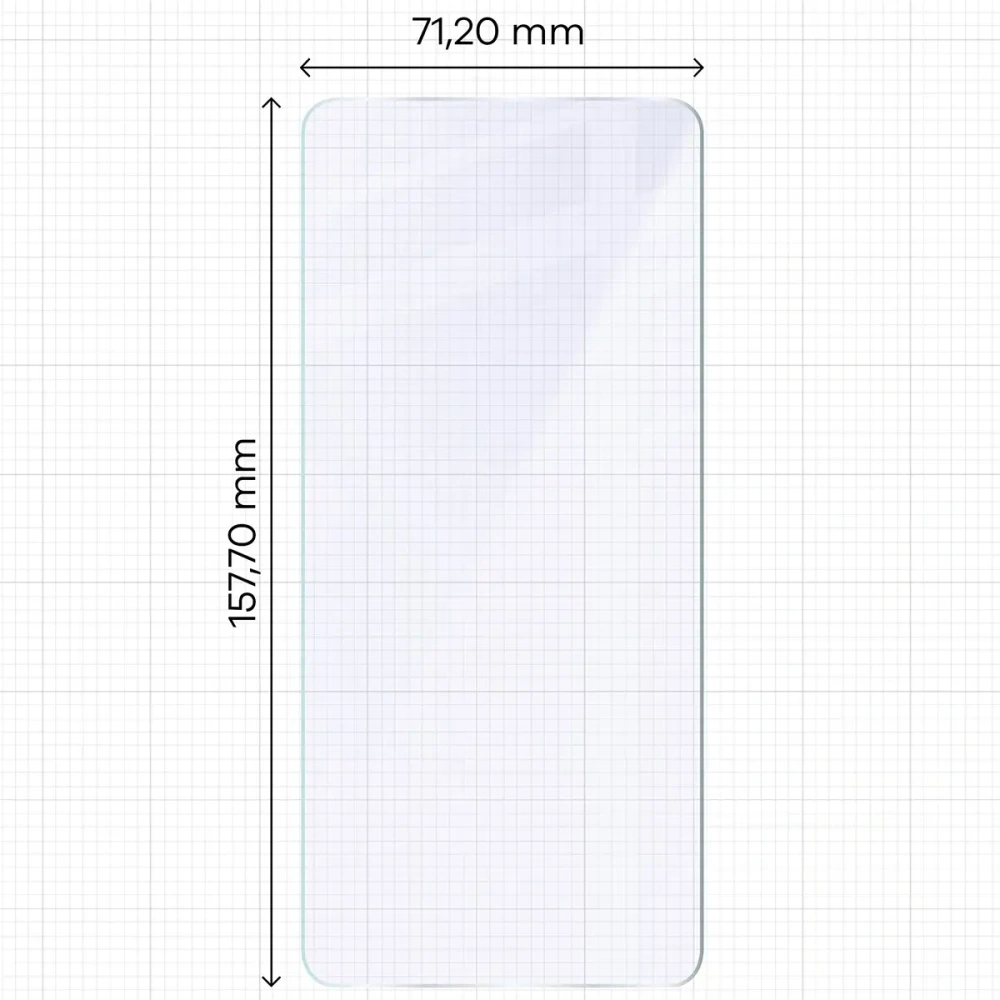 Elastyczne szkło hybrydowe Bizon Glass Mule do Vivo V60 Lite 5G