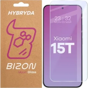 Elastyczne szkło hybrydowe Bizon Glass Mule do Xiaomi 15T Elastyczne szkło hybrydowe Bizon Glass Mule do Xiaomi 15T