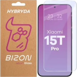 Elastyczne szkło hybrydowe Bizon Glass Mule do Xiaomi 15T Pro Elastyczne szkło hybrydowe Bizon Glass Mule do Xiaomi 15T Pro