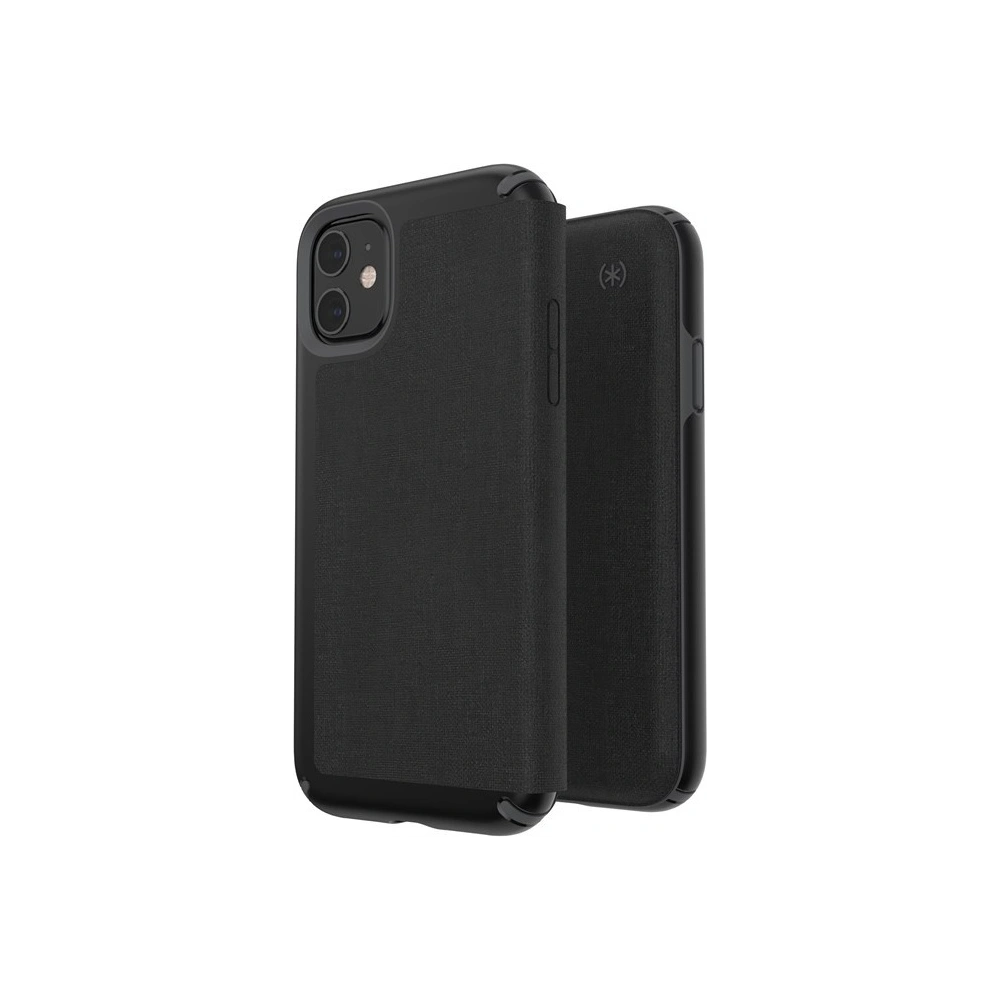 Hurtownia GSM - Etui Speck Presidio Folio iPhone 11 z kieszenią na karty + stand up Heathered Black/Slate Grey - SPK077BLK - {ean13} - Hurt