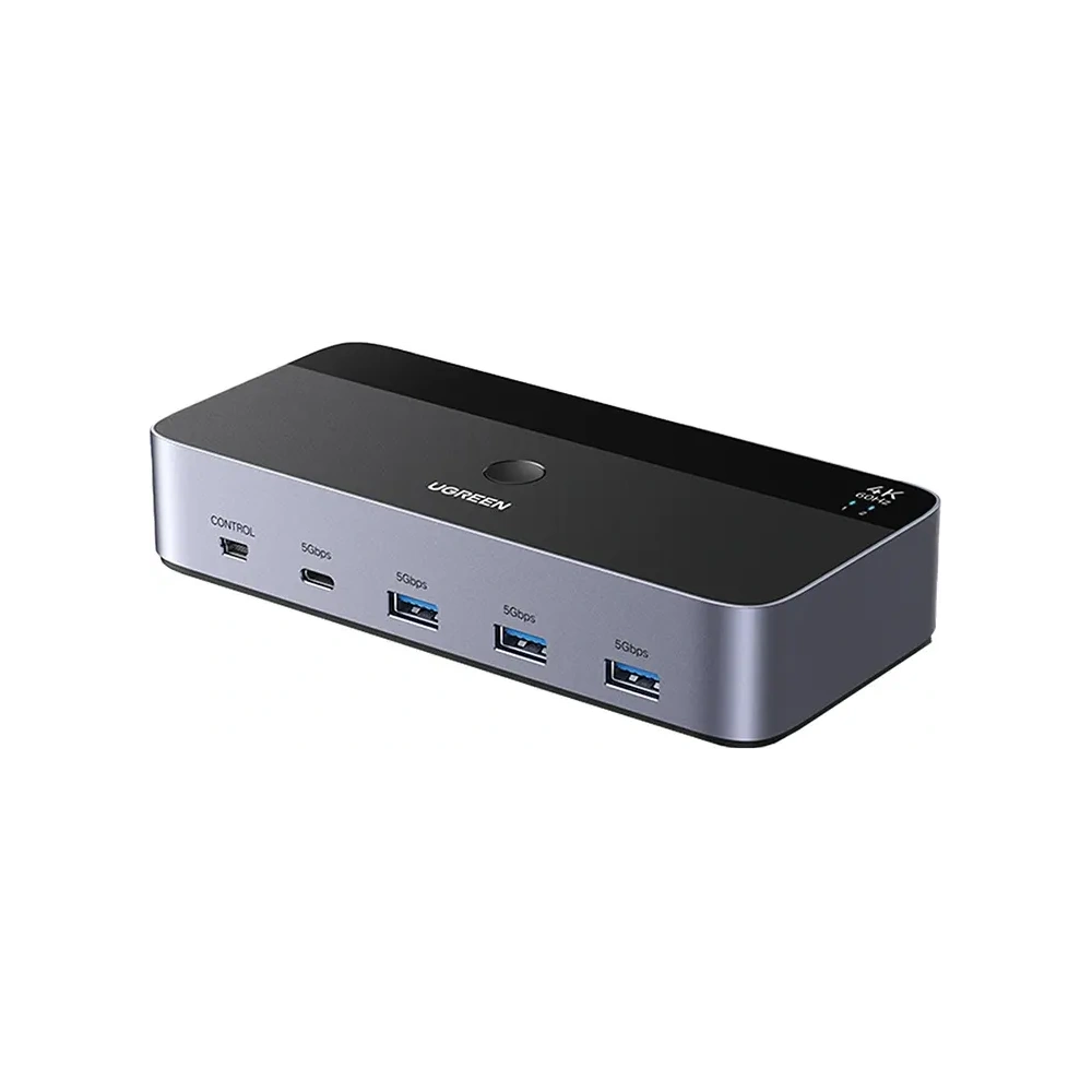 Przełącznik KVM HDMI na dwa monitory Ugreen AK500, 2 wejścia 2 wyjścia Przełącznik KVM HDMI na dwa monitory Ugreen AK500, 2 wejścia 2 wyjścia