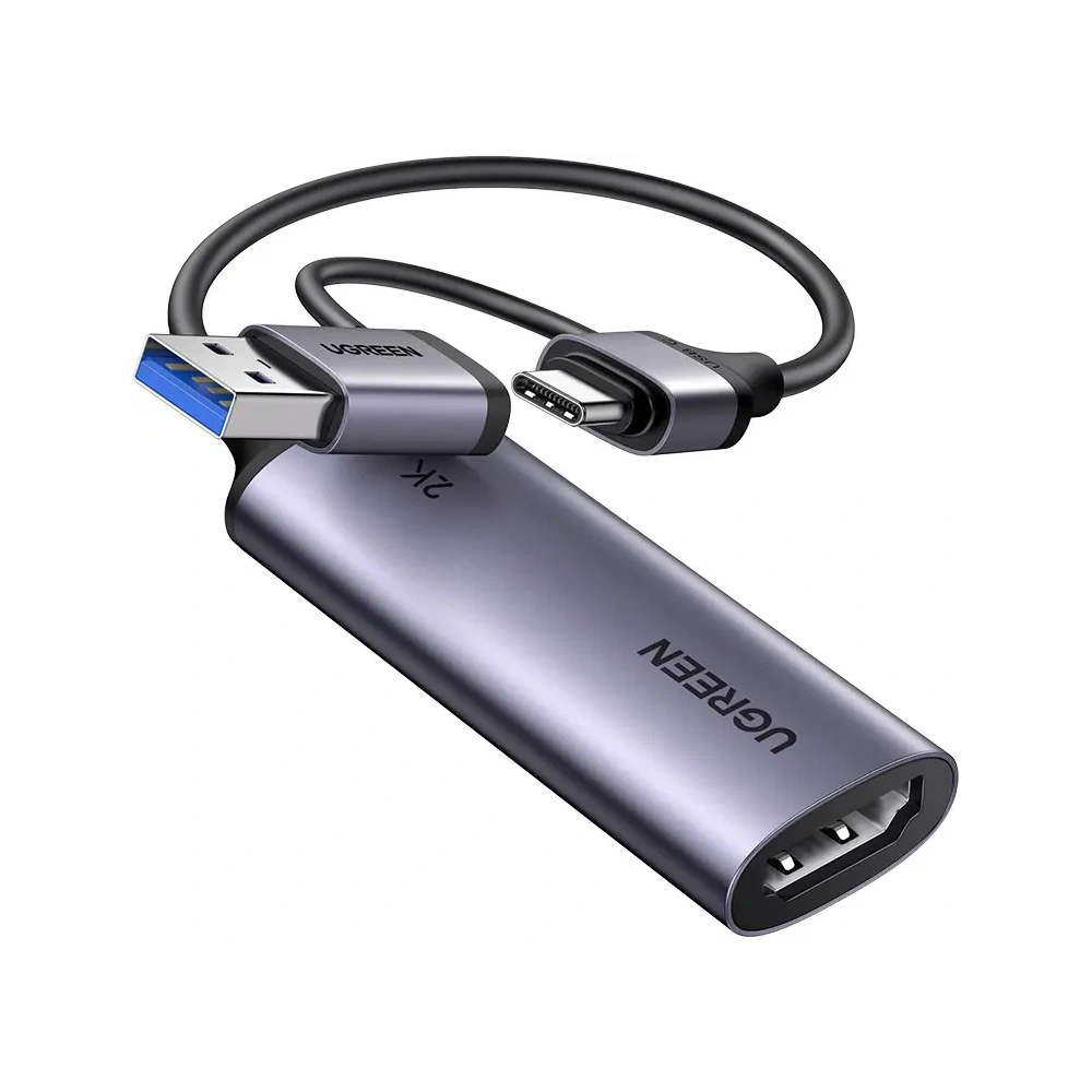 Karta do przechwytywania wideo HDMI do USB Ugreen CM629, 2K 30Hz Karta do przechwytywania wideo HDMI do USB Ugreen CM629, 2K 30Hz