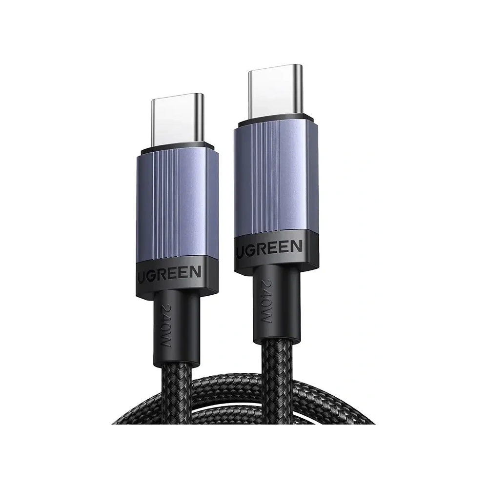 Kabel USB-C / USB-C Ugreen L532, Power Delivery (PD) 240W, 480Mbps, 3m (szary) Kabel USB-C / USB-C Ugreen L532, Power Delivery (PD) 240W, 480Mbps, 3m (szary)
