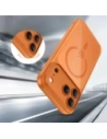 Etui Tech-Protect Magpeak MagSafe CC do Apple iPhone 17 Pro Cosmic Orange/clear